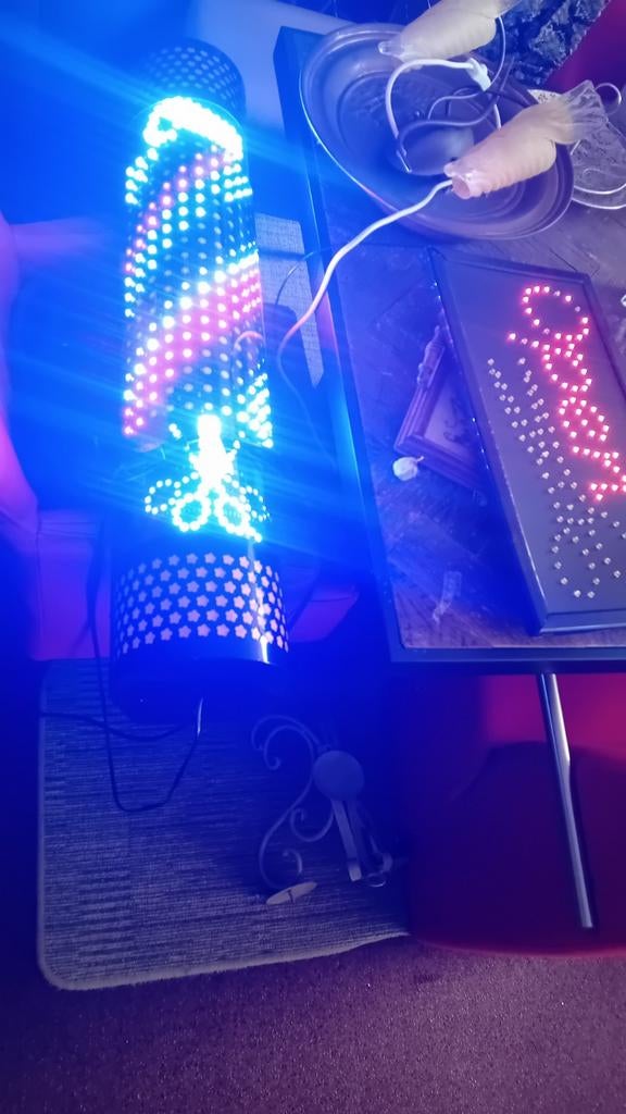 Barbershop LED Verlichting - Klassieke Kapperspaal, Ophalen
