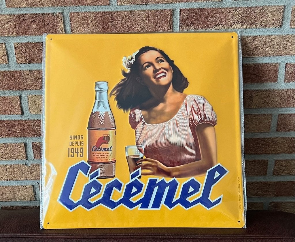 Reclamebord Cécémel chocolademelk Nutricia FrieslandCampina, Ophalen of Verzenden, Nieuw, Reclamebord