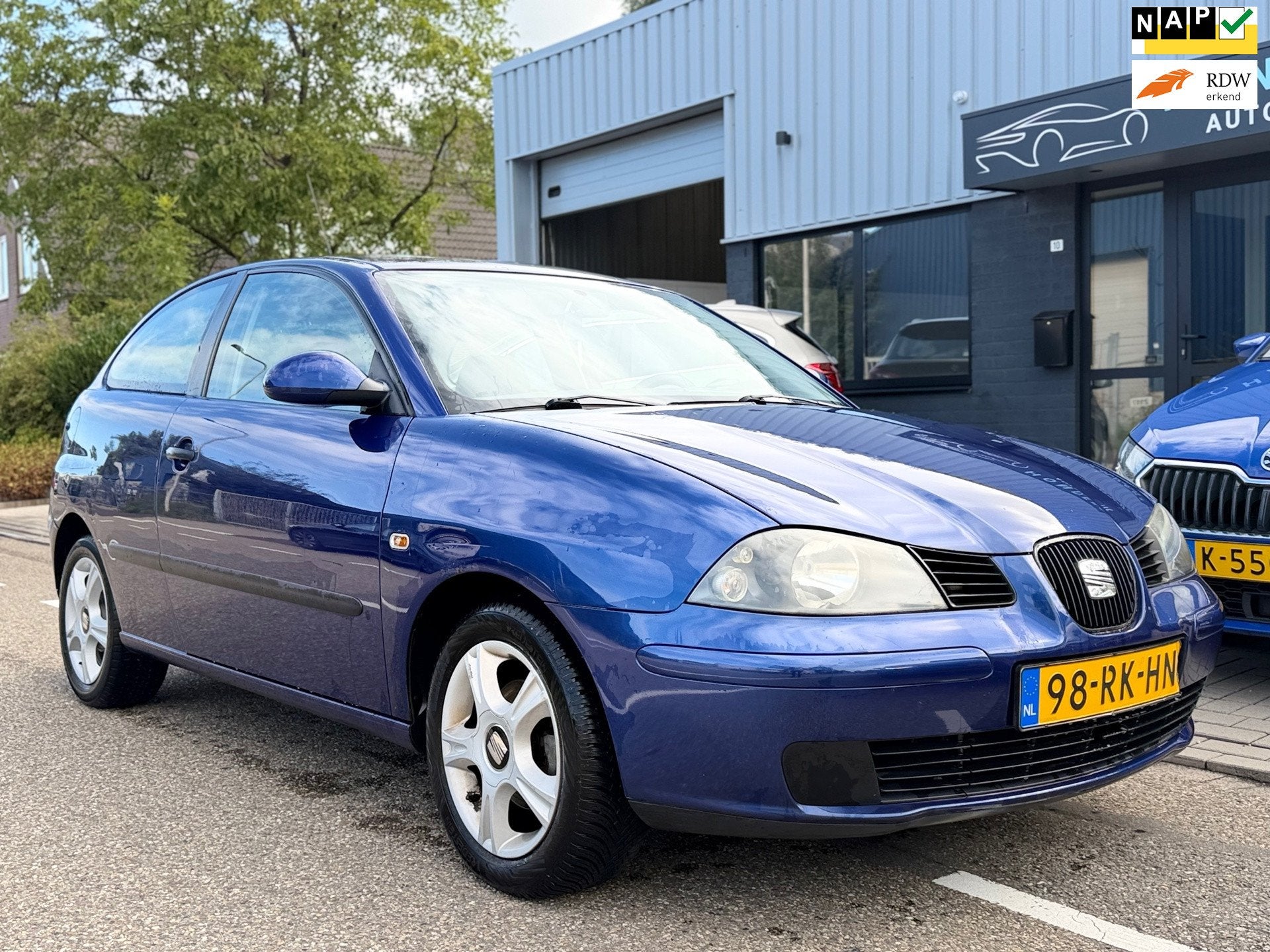 Seat Ibiza 1.4-16V Reference | CARPLAY | TREKHAAK | APK TOT, Auto's, Voorwielaandrijving, 15 km/l, 4 cilinders, Blauw