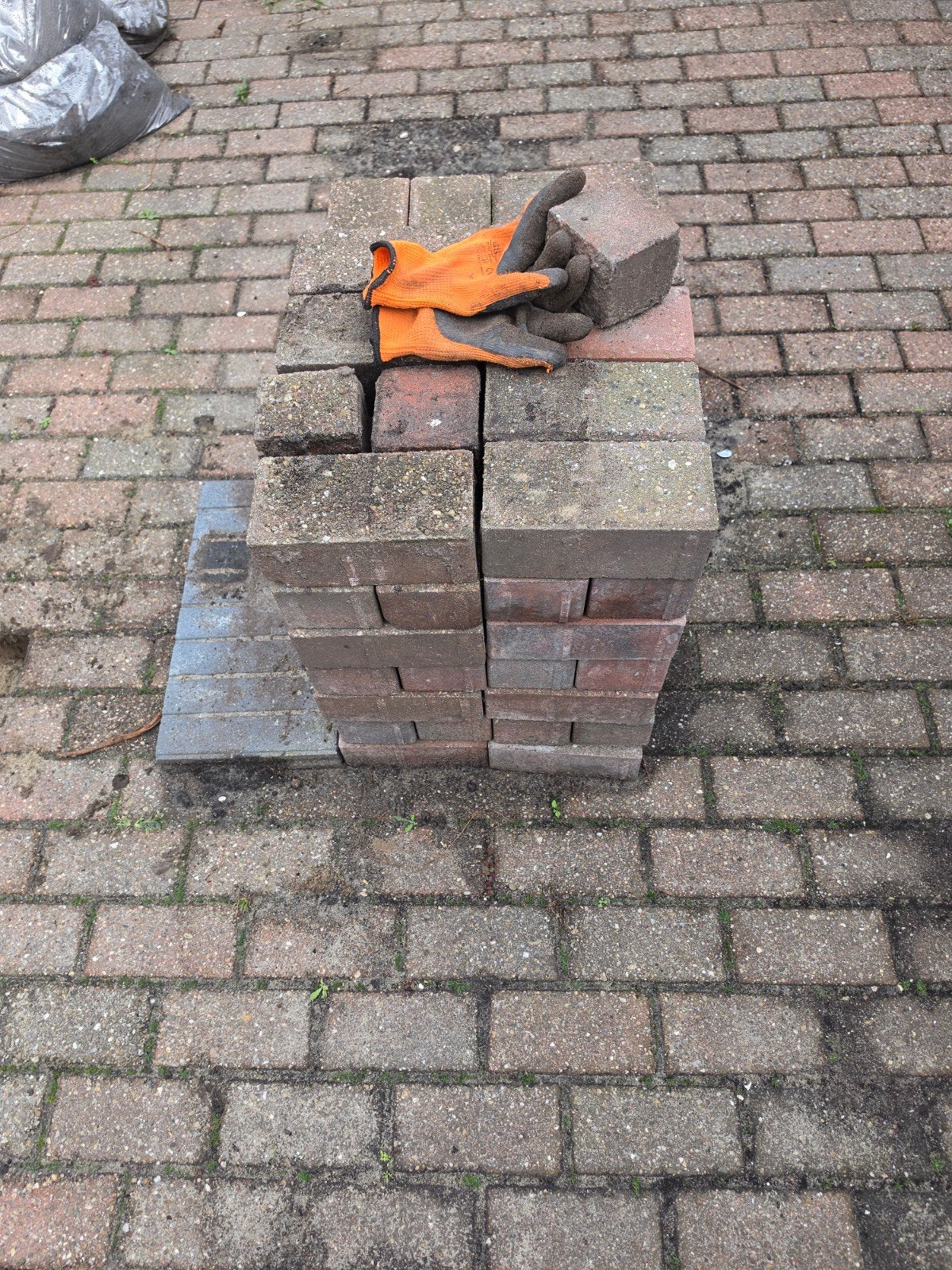 Gratis ophalen rode klinkers, Ophalen, Beton, Klinkers