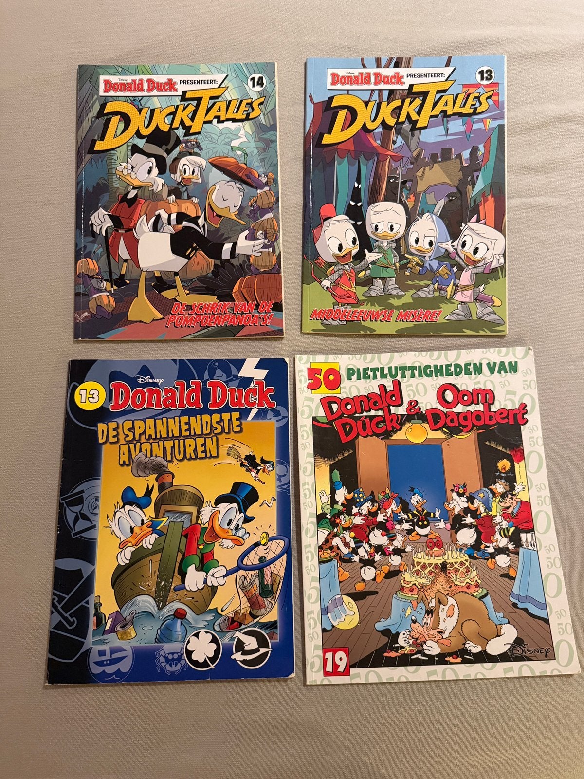 4x Donald Duck stripboeken oa DuckTales, Boeken, Meerdere comics, Ophalen of Verzenden, Zo goed als nieuw, Europa
