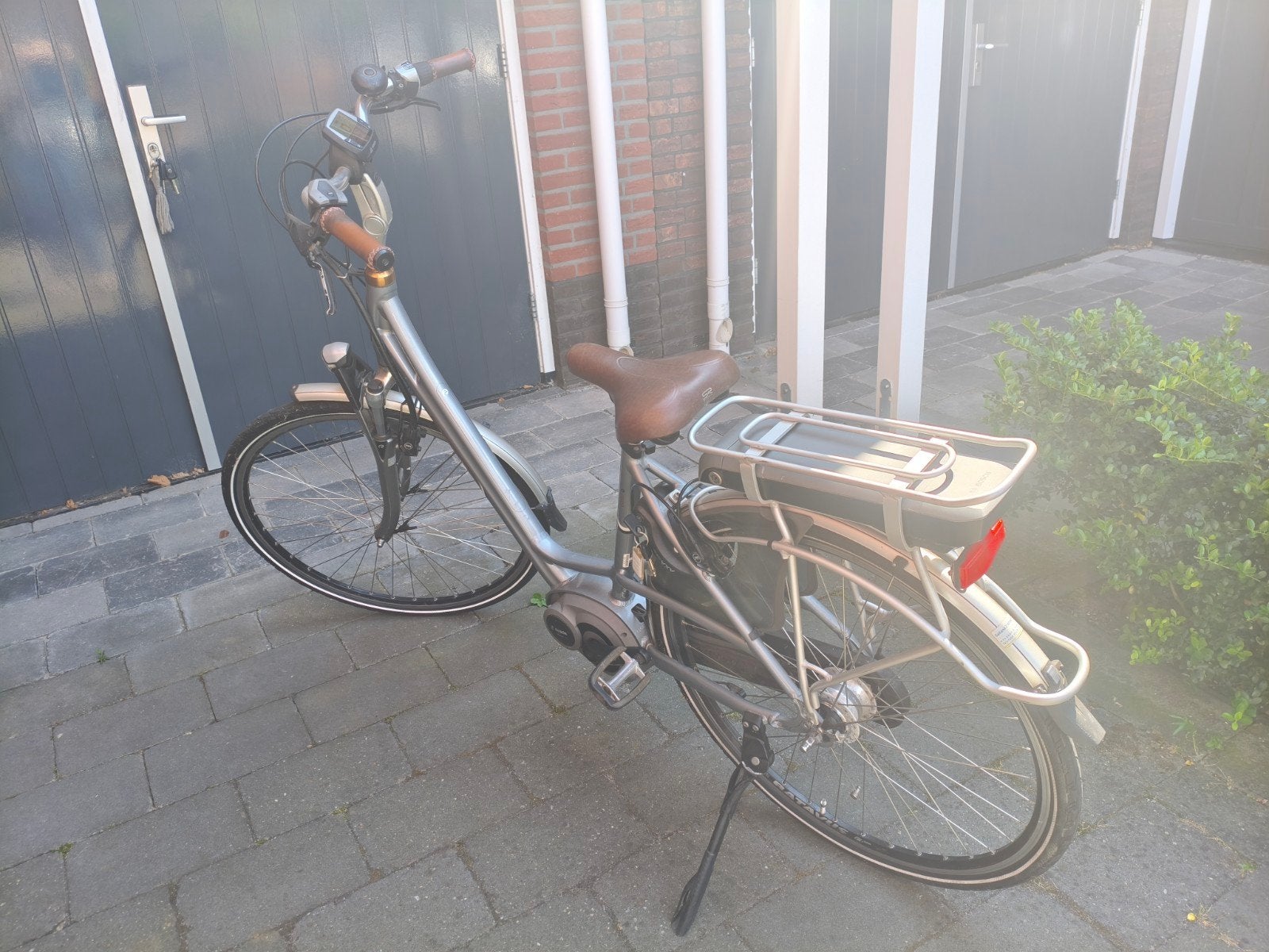 Batavus elektrische damesfiets, Ophalen, Gebruikt, Velgrem, Versnellingen