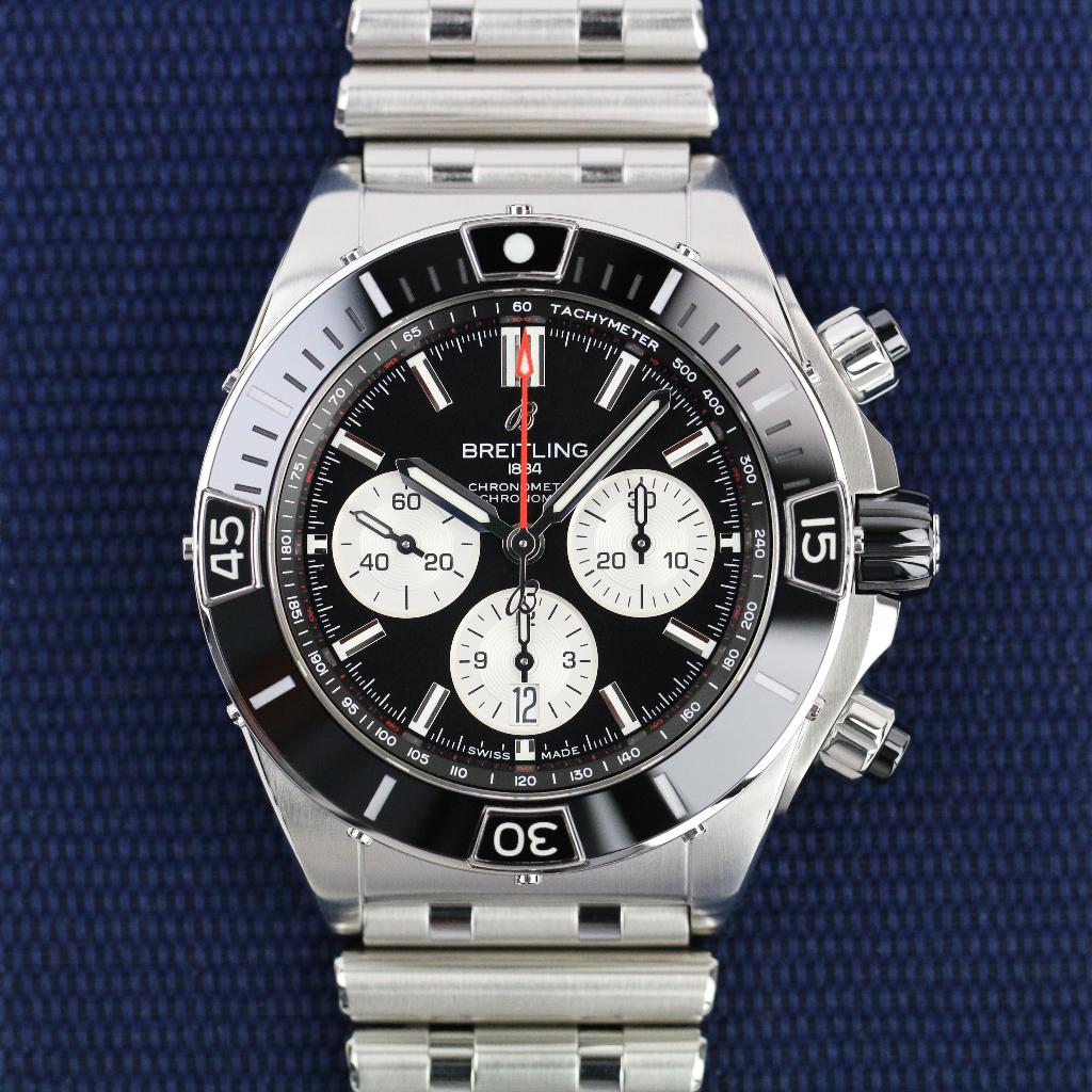 Breitling Super Chronomat B01 44 (Zeer goed/ 2025), Staal, Staal, Breitling, Polshorloge
