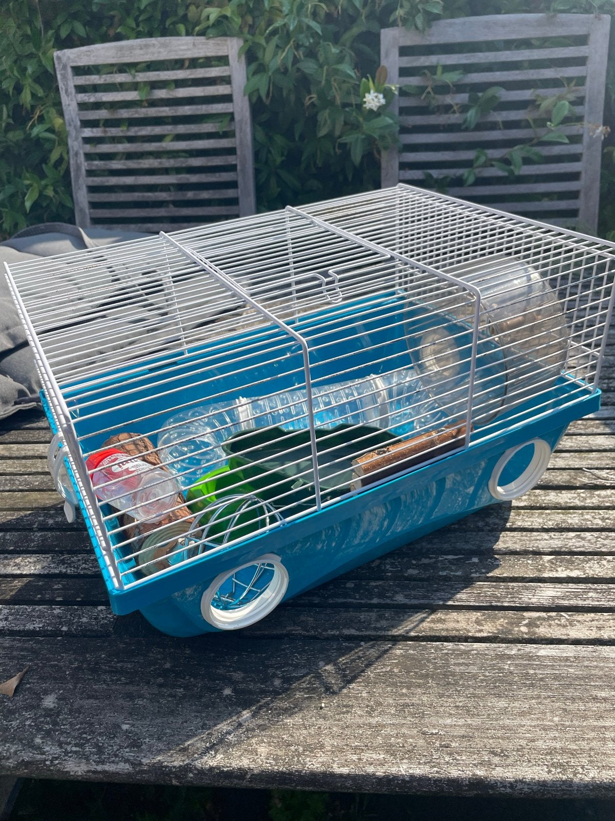 Mooie hamsterkooi en een ruime, metalen ren, Dieren en Toebehoren, Ophalen, Kooi, Minder dan 60 cm