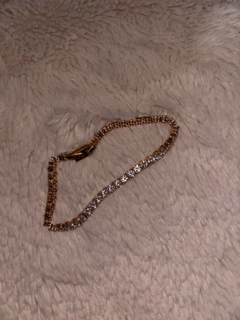 Tennisarmband Swarovski, Ophalen, Zo goed als nieuw, Zilver
