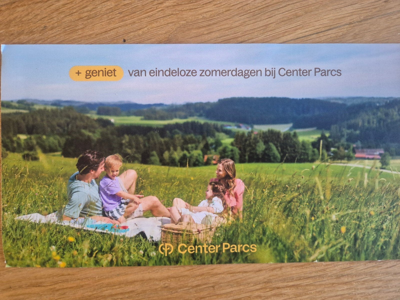Voucher Center Parcs, Drie personen of meer, Kortingsbon, Bungalowpark