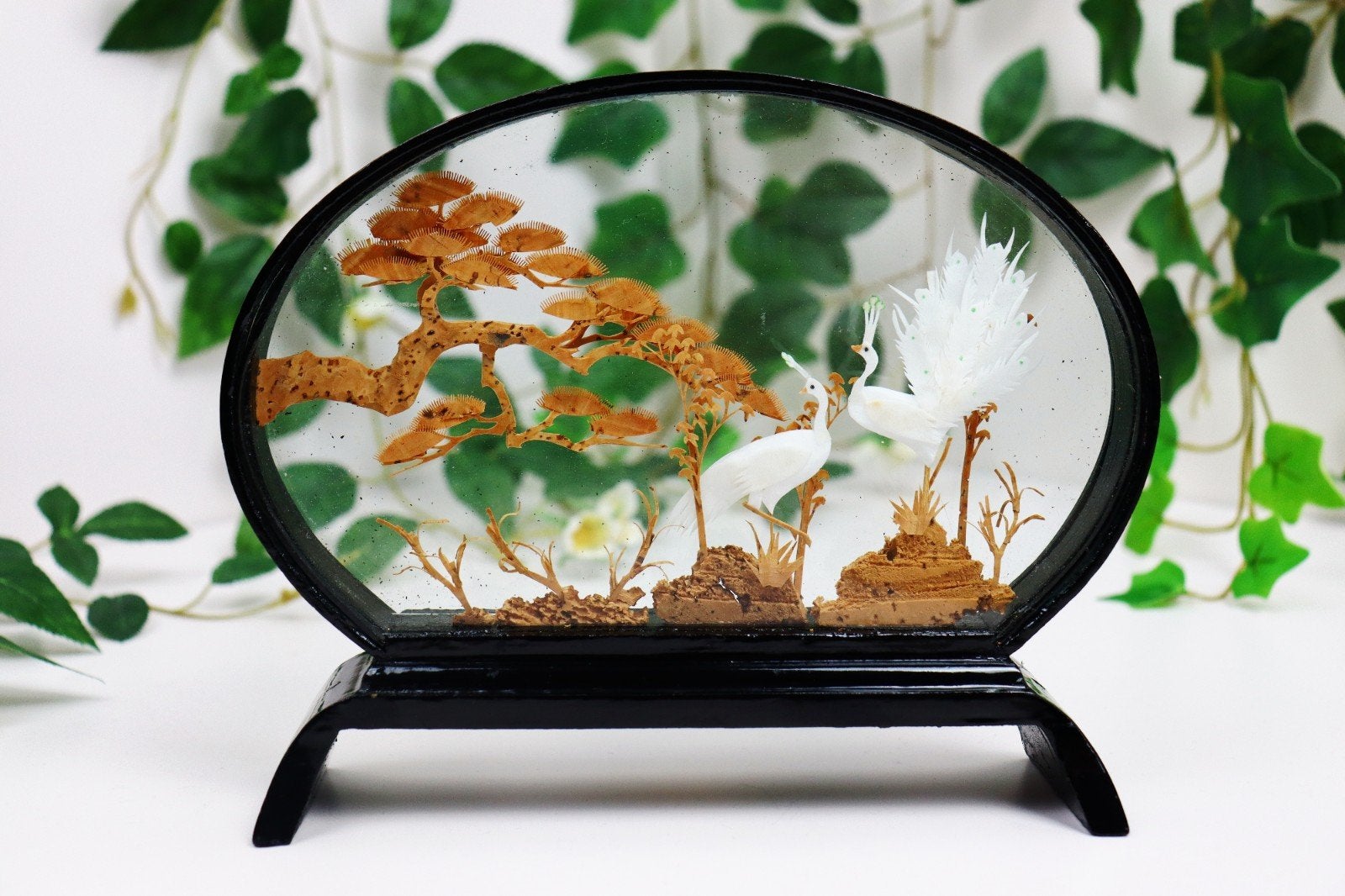 vintage Oosterse kurksculptuur, Antiek en Kunst, Antiek | Woonaccessoires, Ophalen of Verzenden