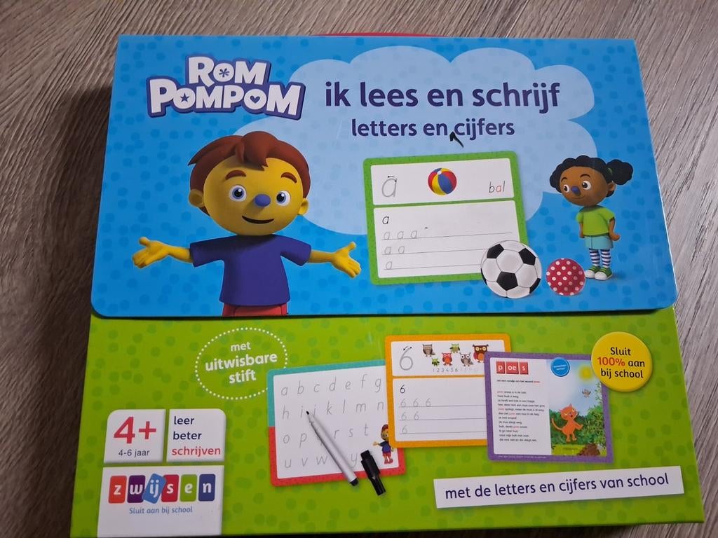 Rom pompom ik lees en schrijf, Ophalen of Verzenden, Zo goed als nieuw, Taal en Lezen
