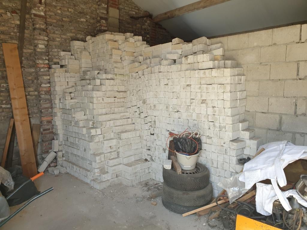 Kalkzandstenen, Ophalen of Verzenden, Gebruikt, Bakstenen