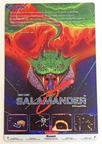 KONAMI Salamander life force nes msx Metalen Wandbord, Ophalen of Verzenden, Nieuw