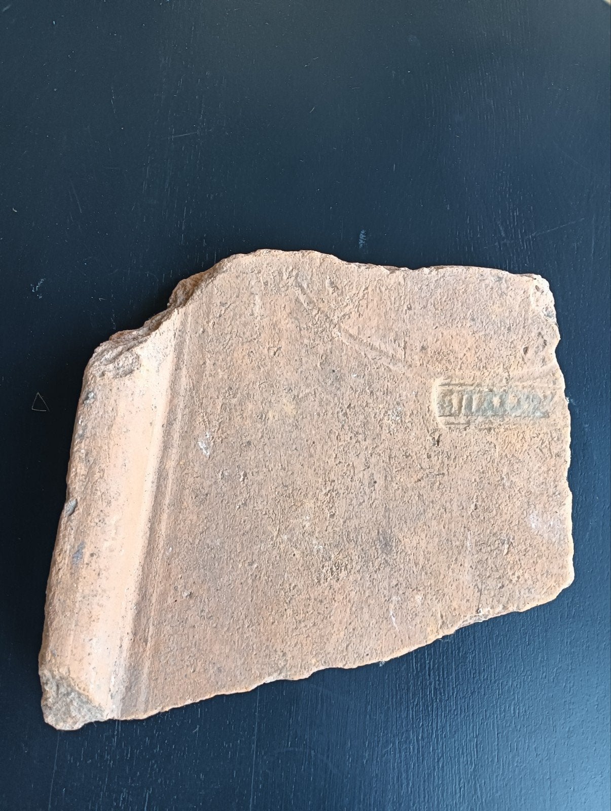 Romeinse tegula met stempel bodemvondst, Ophalen of Verzenden