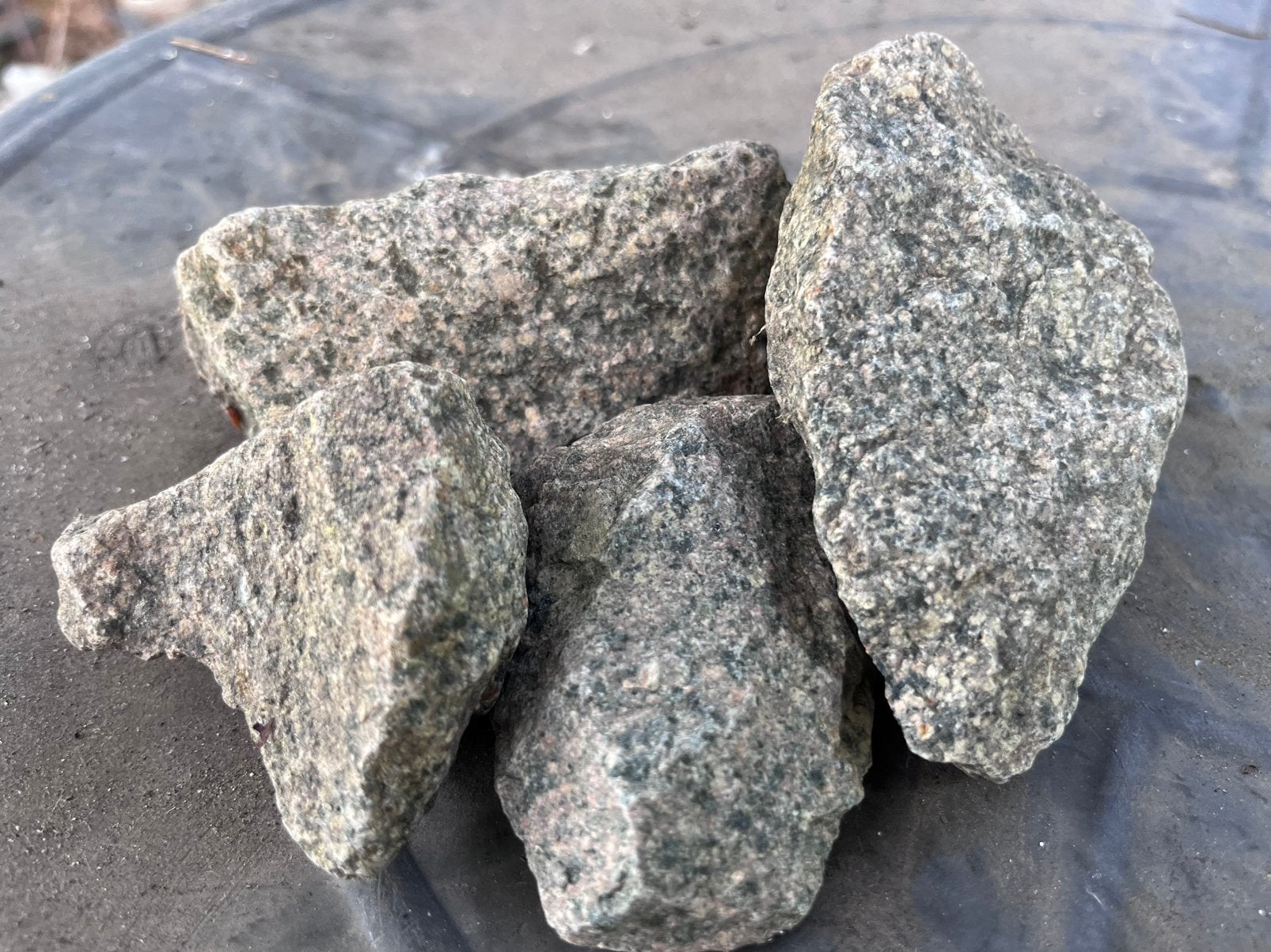 Grof basalt split, Tuin en Terras, Grind, Keien en Split, Ophalen, Antraciet, Zo goed als nieuw, Split