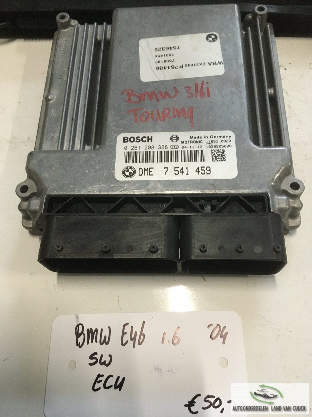 Bmw E46 1.6 sw 2004  ECU Motormanagement, Gebruikt, -, -, Ophalen of Verzenden