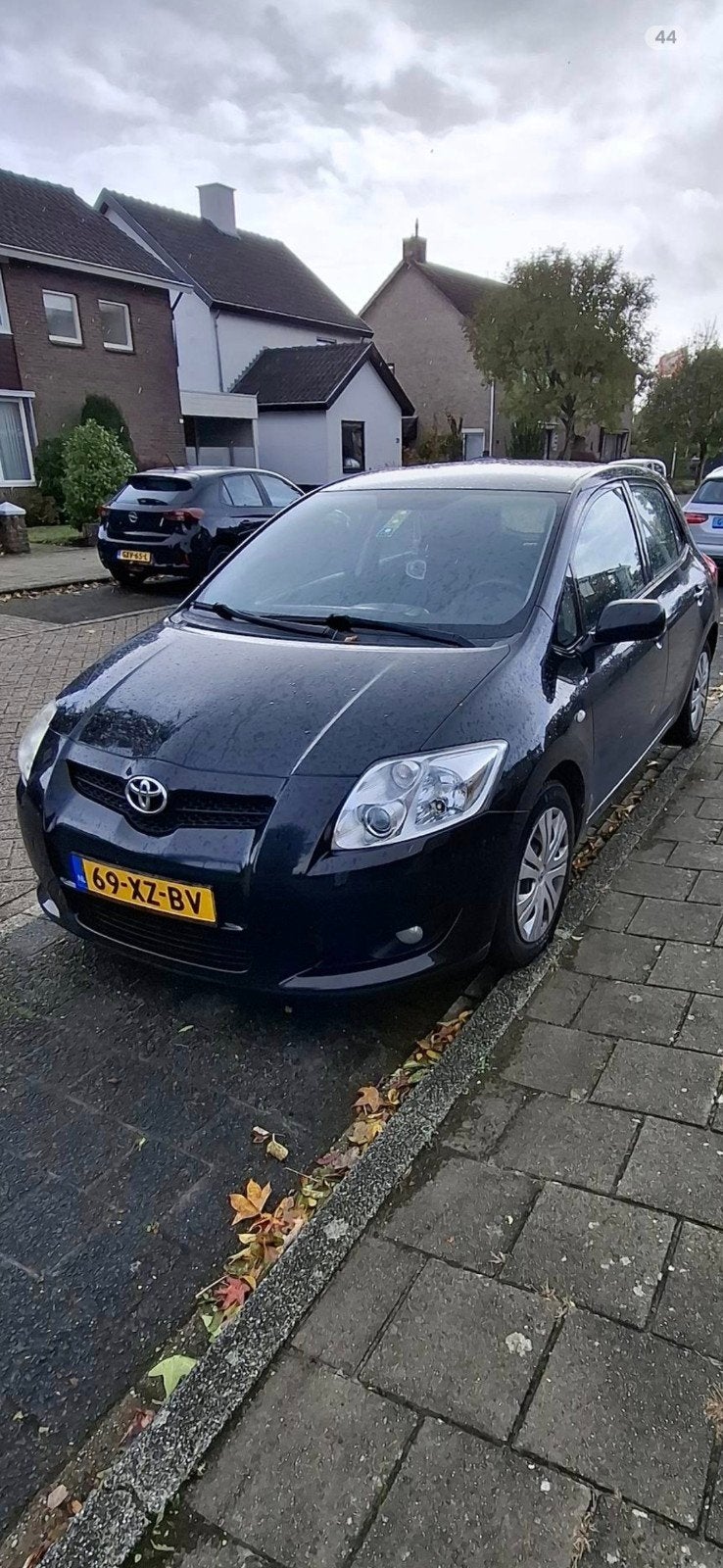Toyota Auris 2.0 D-4d 5DR Terra DPF 2007 Zwart, Auto's, Voorwielaandrijving, 1998 cc, 4 cilinders, Zwart