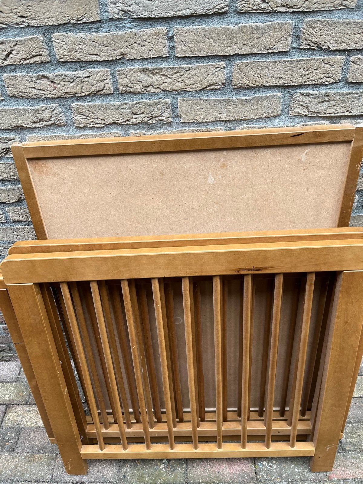 Houten box voor baby of peuter, Ophalen, Gebruikt, Rechthoekig
