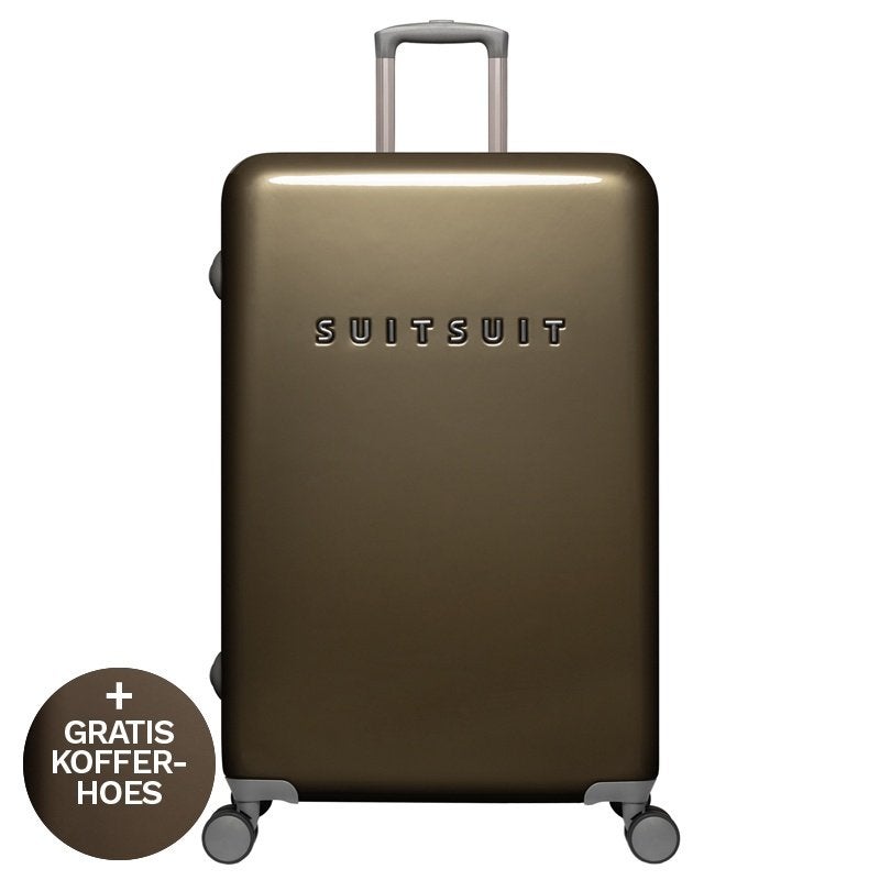 ✅ SUITSUIT Starlight Antique Bronze koffer 76 cm - NIEUW, Sieraden, Tassen en Uiterlijk, Koffers, Wieltjes, Hard kunststof, 45 tot 55 cm