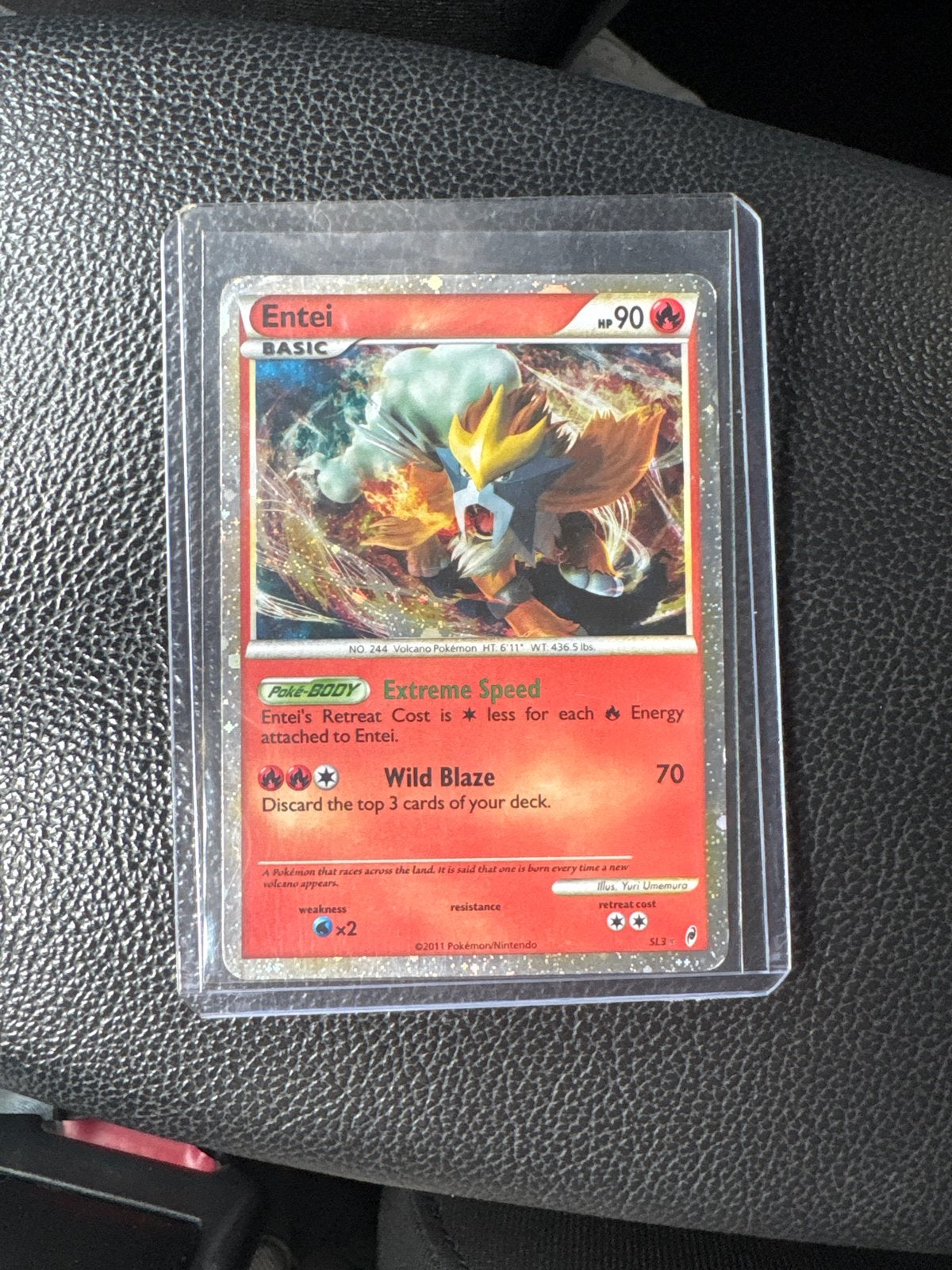 Entei SL3 Pokémon Kaart - Call of Legends Set, Hobby en Vrije tijd, Verzamelkaartspellen | Pokémon, Ophalen of Verzenden, Gebruikt