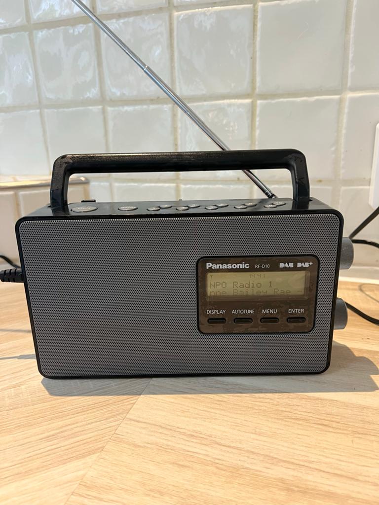 Panasonic DAB+ / FM radio RF-D10 – zo goed als nieuw, Ophalen of Verzenden, Zo goed als nieuw, Radio