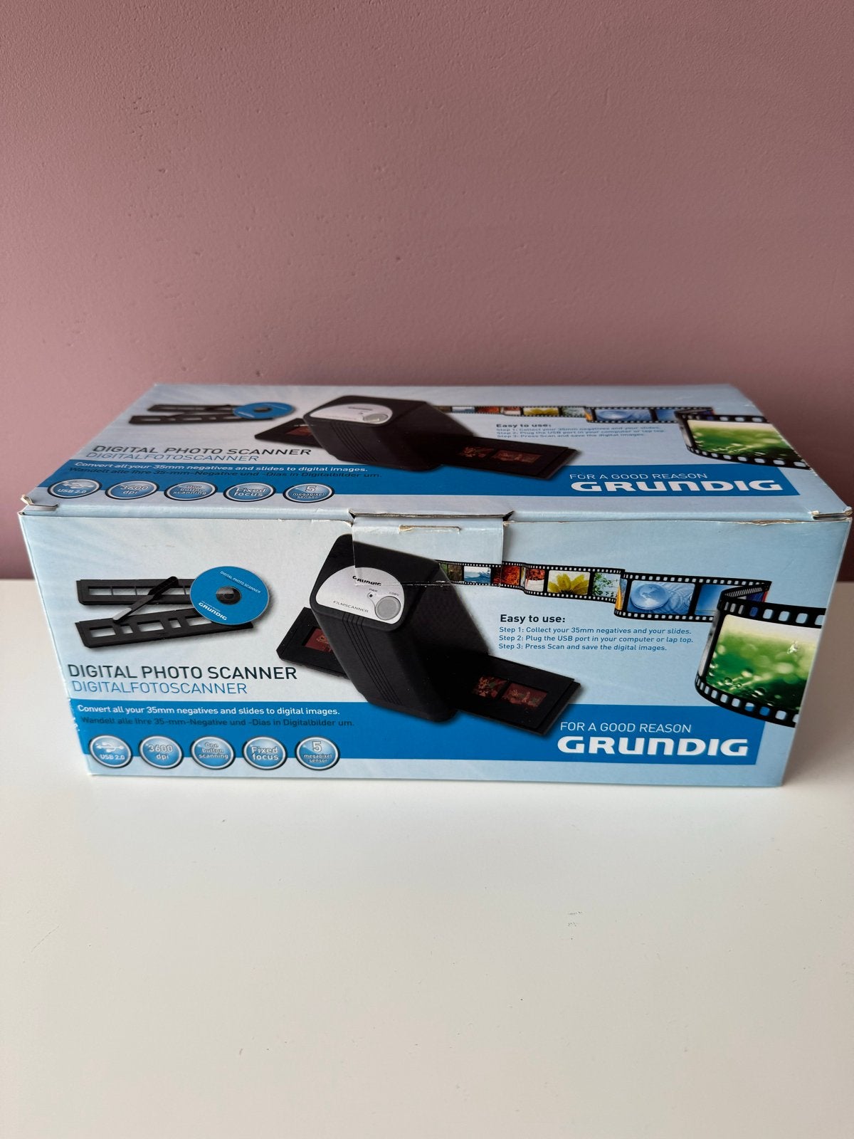 Grundig Digitale Fotoscanner - Negatieven en Dia's, Audio, Tv en Foto, Fotografie | Professionele apparatuur, Ophalen of Verzenden