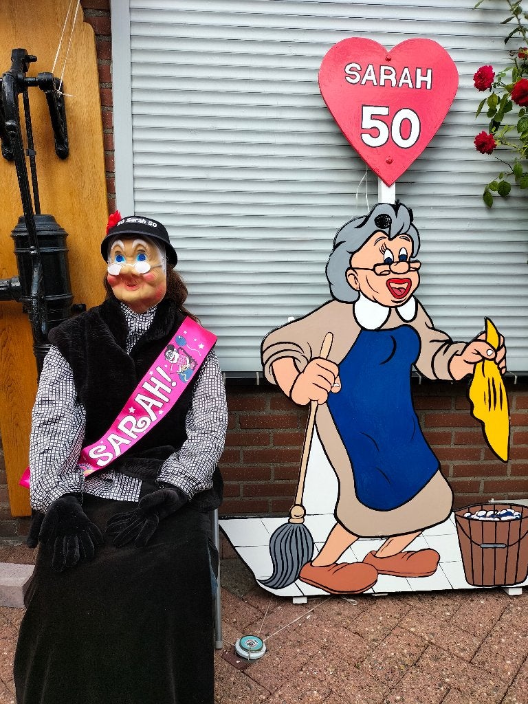 Sarah 50 verjaardag verrassing, interieurverzorgster set., Ophalen, Nieuw, Abraham of Sarah