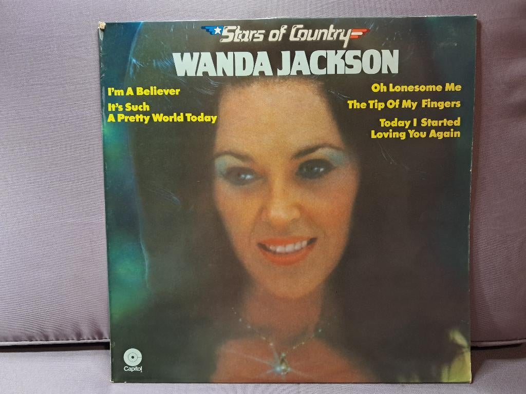 lp. wanda jackson. stars of country. ex, Ophalen of Verzenden, Gebruikt, 12 inch