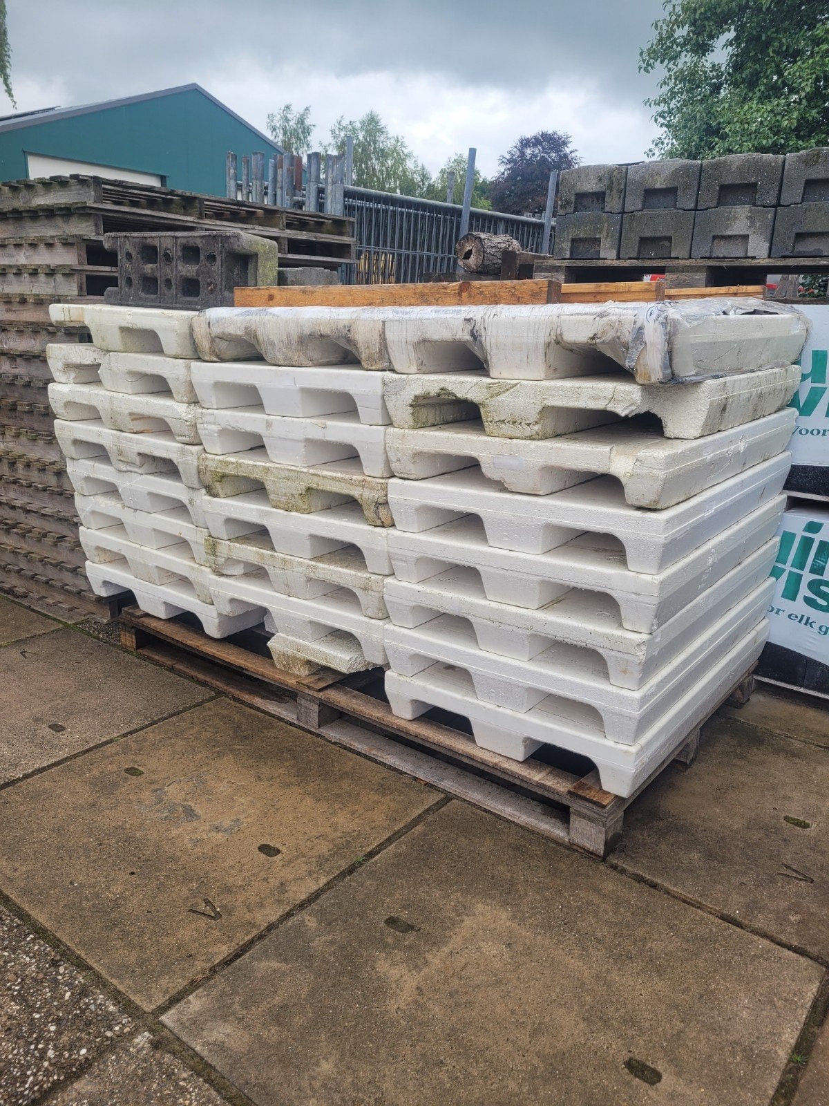 hardgeperste tempex pallets Ideaal voor onder het beton, Minder dan 3 m³, Ophalen of Verzenden