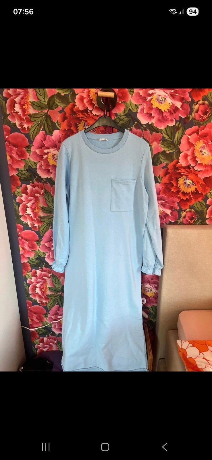 American vintage jurk, Blauw, Ophalen of Verzenden, Zo goed als nieuw, American Vintage
