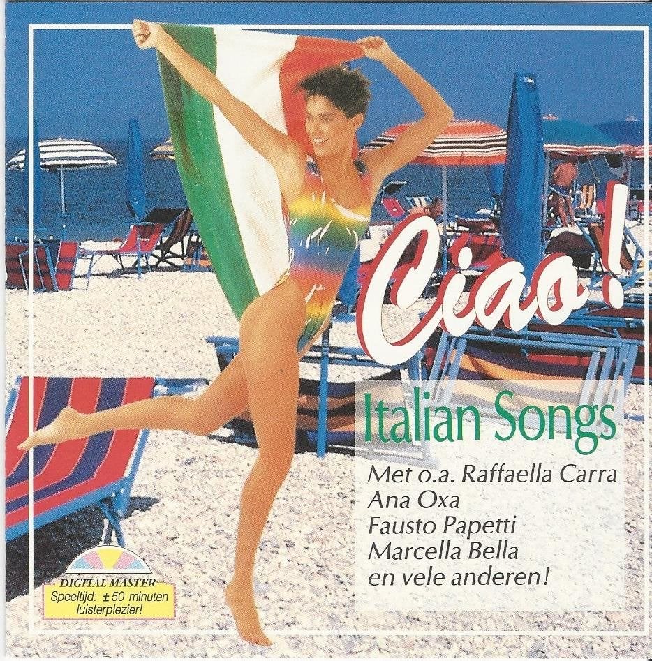 Ciao! Italian songs oa.Marcella Bella,Anna Oxa = 1,99, Ophalen of Verzenden, Zo goed als nieuw, Verzamelalbum