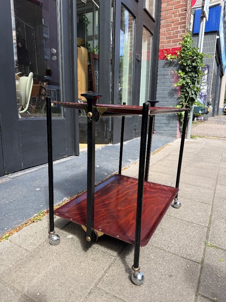 Vintage design Gerlinol trolley, midcentury theewagen, Ophalen
