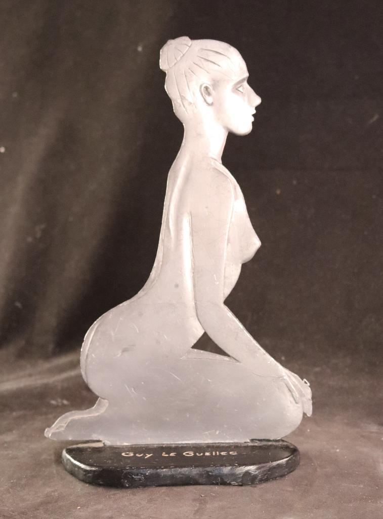 Art Deco beeld van een dame, Ophalen of Verzenden