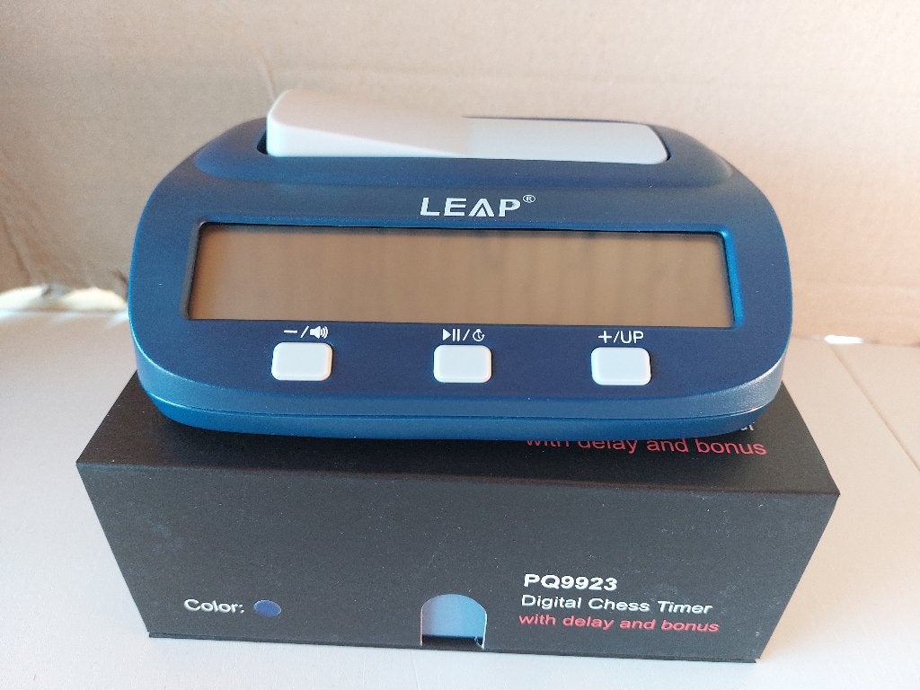nieuwe LEAP schaakklok / damklok, Een of twee spelers, Ophalen of Verzenden, Nieuw