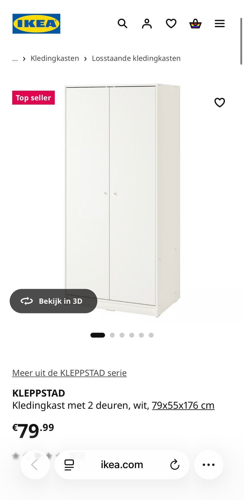 2 Kleppstad kasten nog niet gebruikt in doos, Zo goed als nieuw, Minder dan 100 cm, 25 tot 50 cm, 50 tot 100 cm