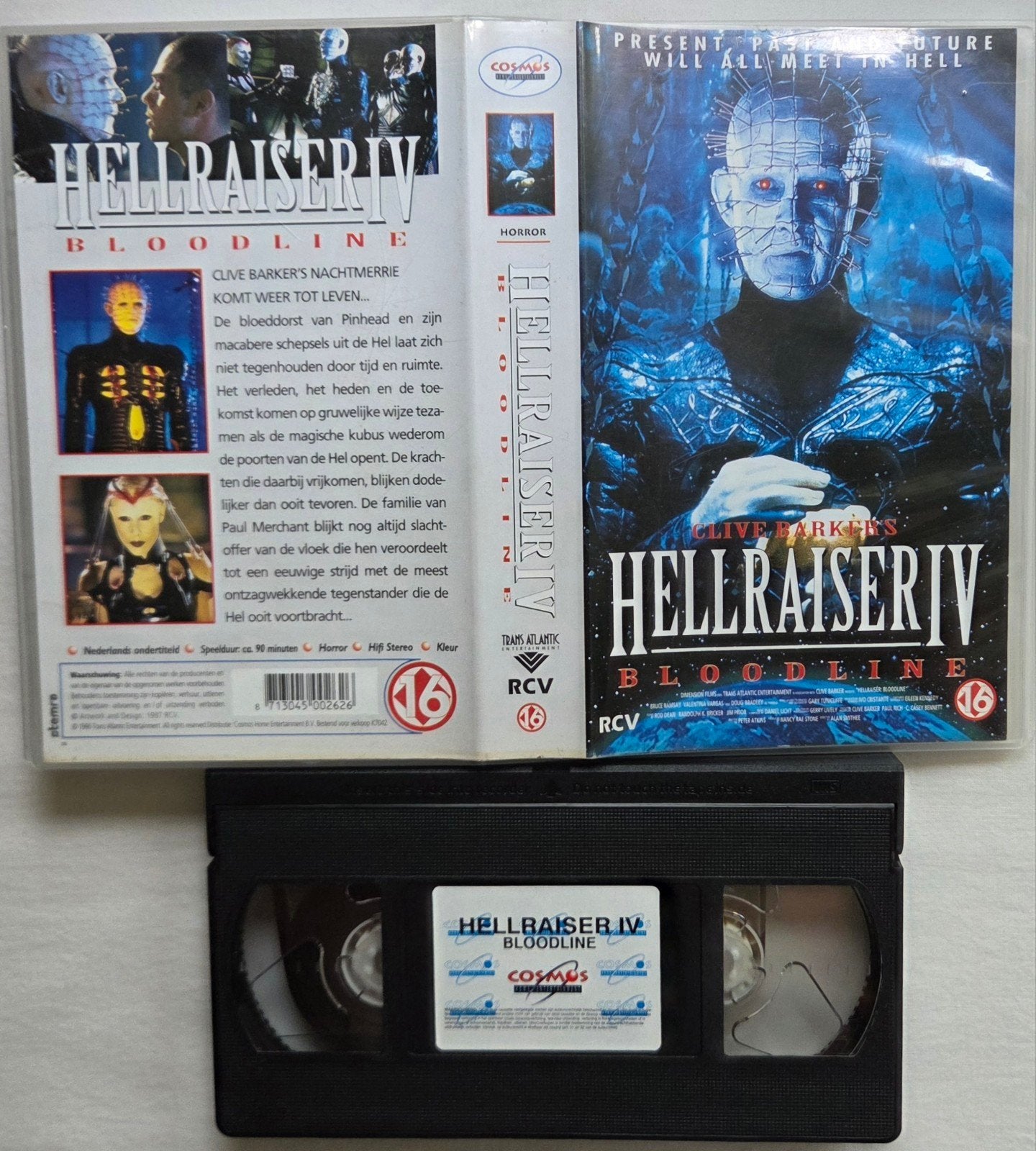Hellraiser IV Bloodline VHS Horror, Vanaf 16 jaar, Ophalen of Verzenden, Gebruikt, Horror