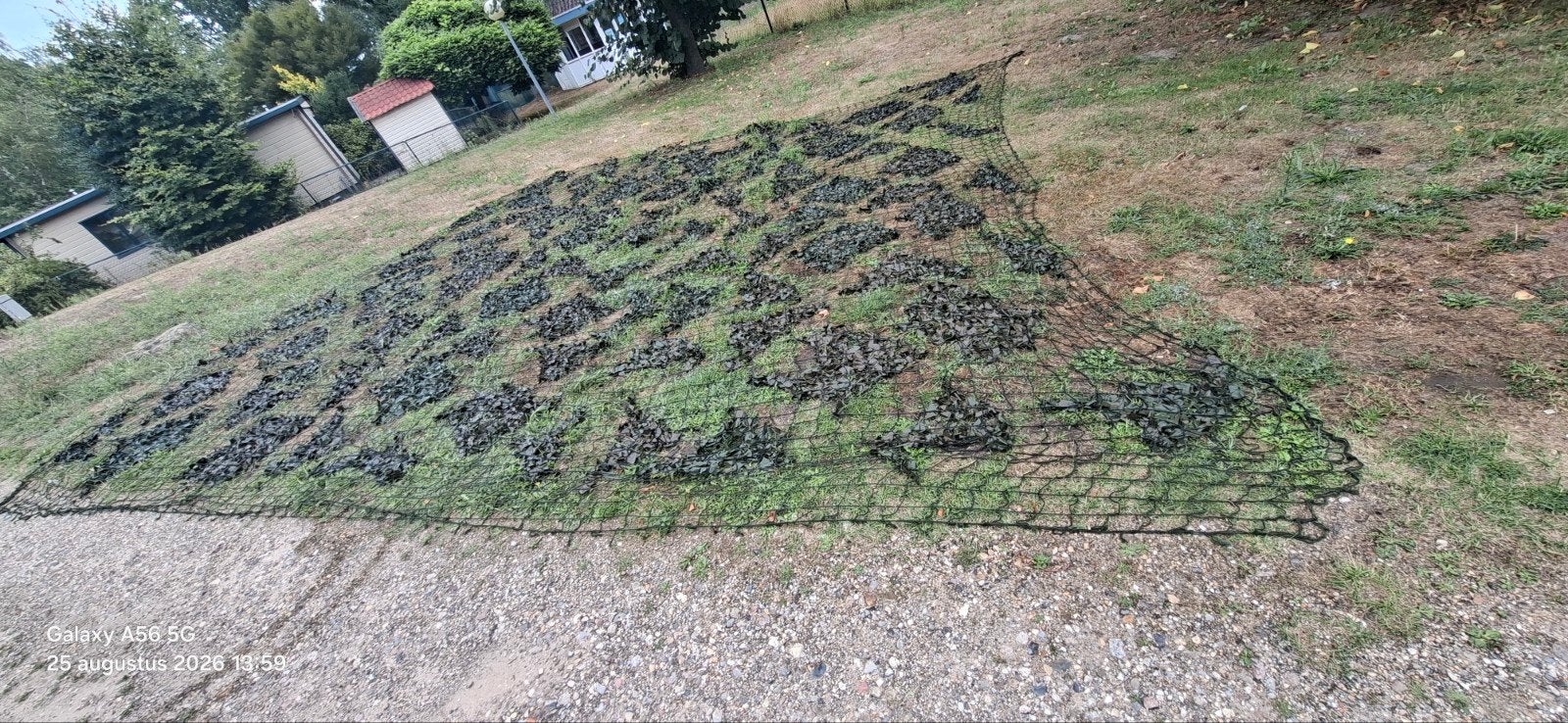 camouflage netten, Ophalen, 15 m² of meer, Zeil