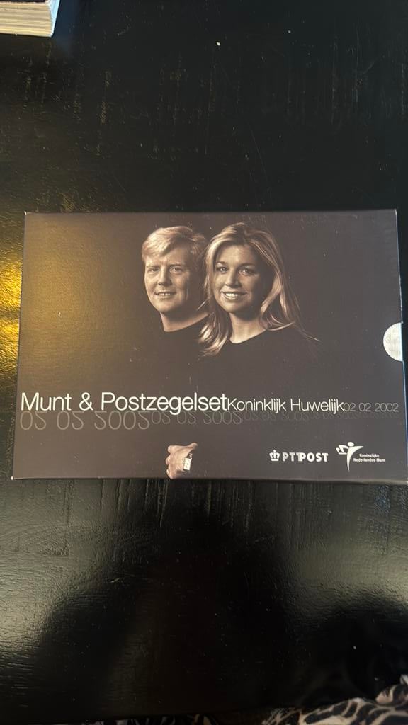 Munt en postzegel koninklijk huwelijk, Postzegels en Munten, Postzegels | Nederland, Ophalen of Verzenden