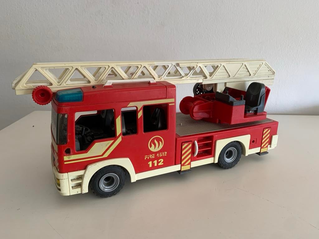 Playmobil brandweerauto met uitschuifbare ladder, Ophalen, Gebruikt, Los playmobil