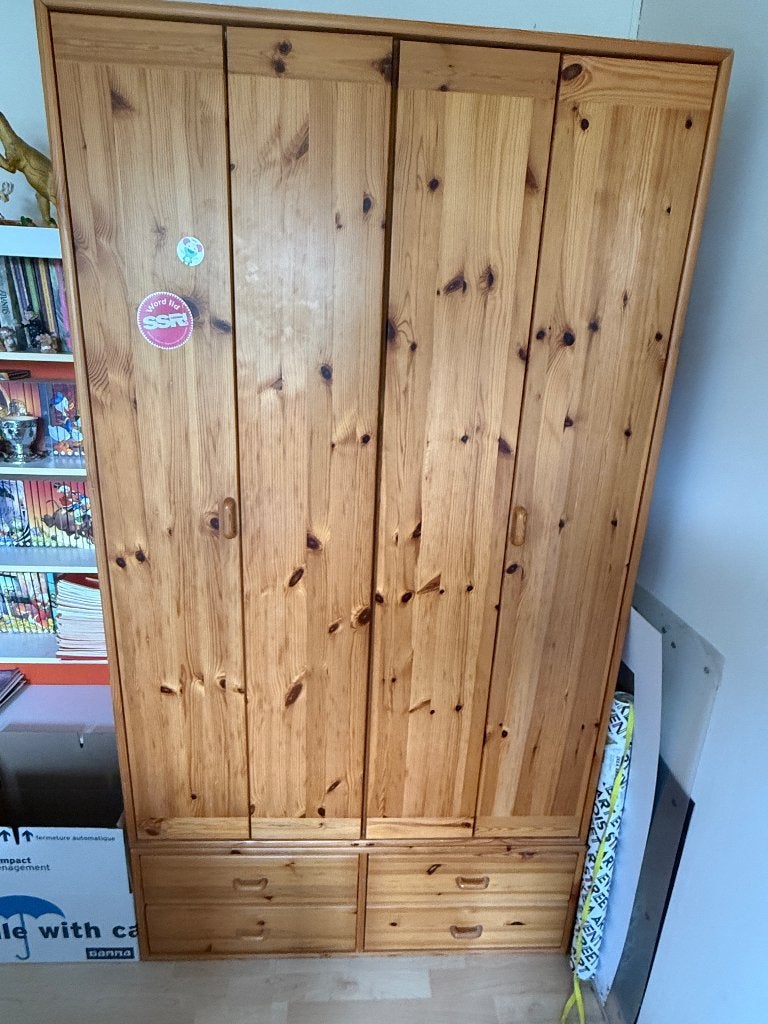Grenen kast, Huis en Inrichting, Ophalen, Gebruikt, Grenen