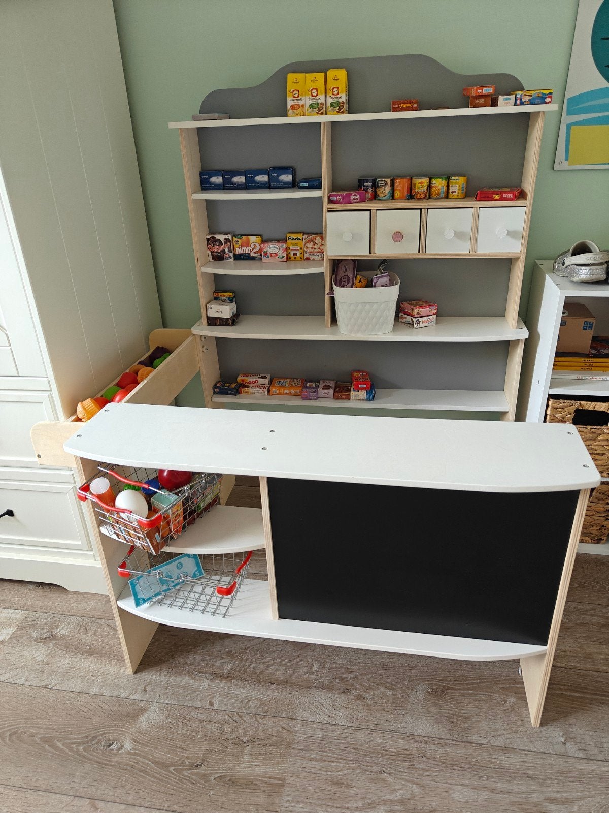 Speelgoed winkeltje, Kinderen en Baby's, Ophalen, Zo goed als nieuw, Hout