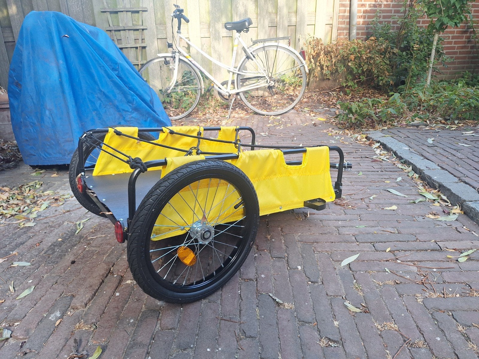 Fietskar in nieuwstaat - Bak 50x80cm, Ophalen, Zo goed als nieuw, Bagagekar, 20 tot 40 kg