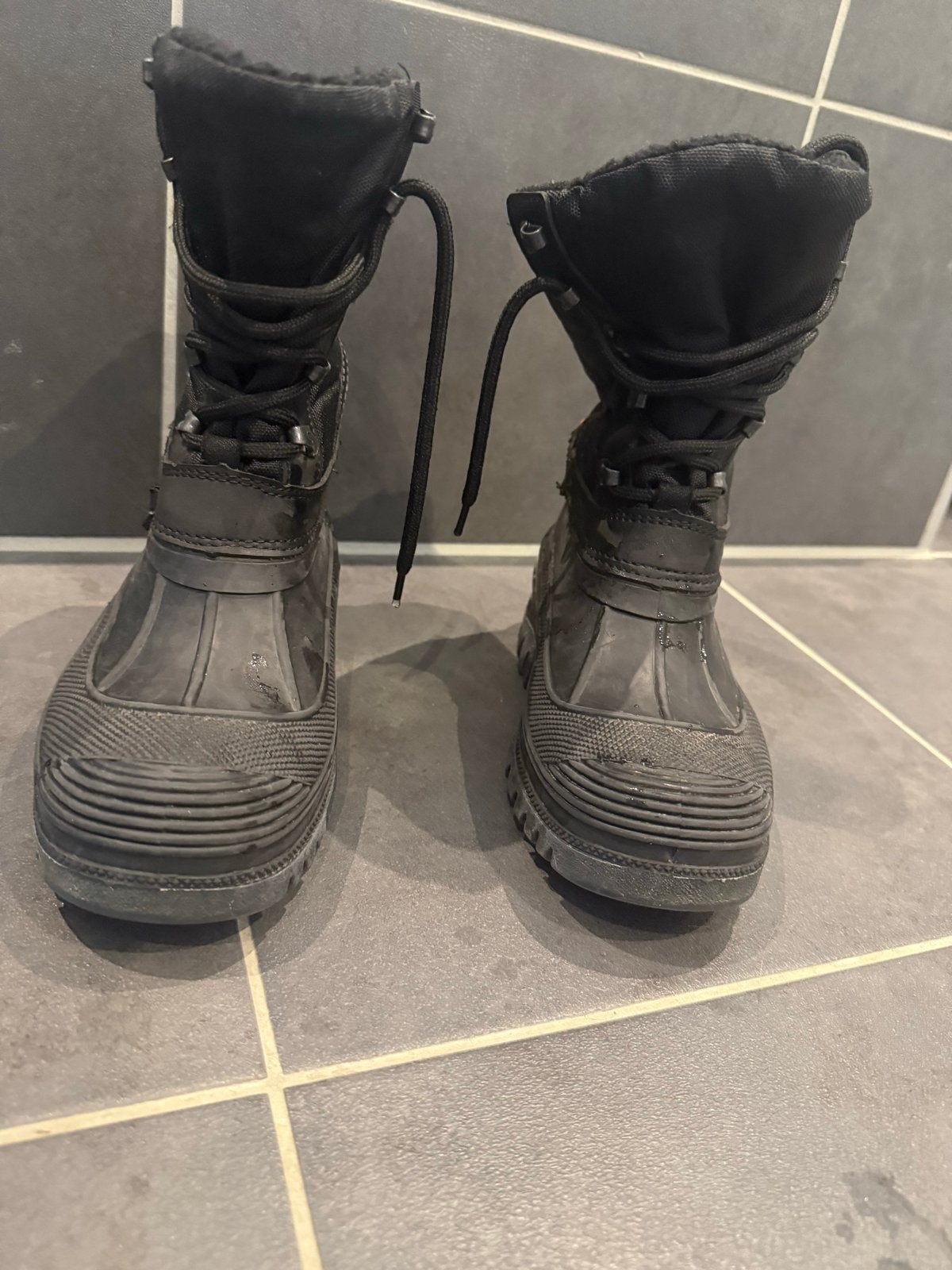 Border Raw Terrain Snowboots Maat 35, Ophalen, Gedragen, Zwart, Snowboots
