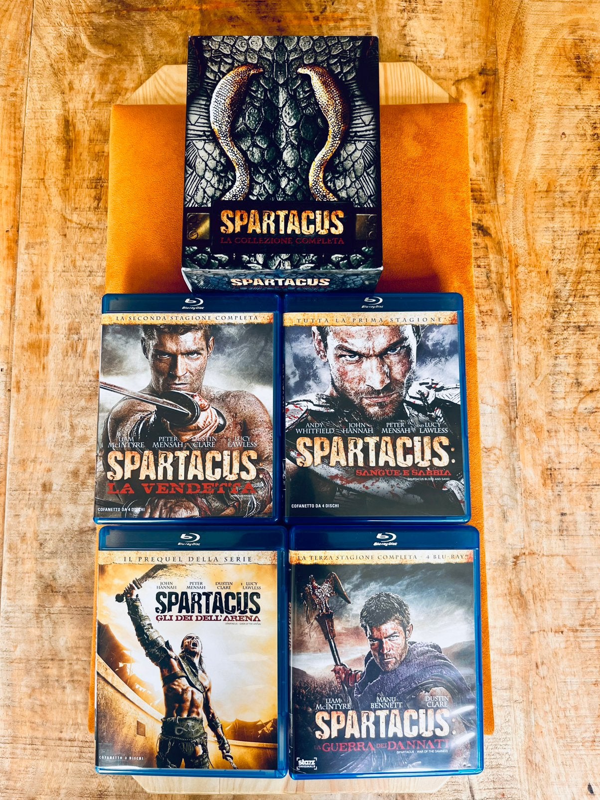 Spartacus / Complete Series / 4 Seasons / Uncut / Blu Ray, Cd's en Dvd's, Blu-ray, Ophalen of Verzenden, Zo goed als nieuw
