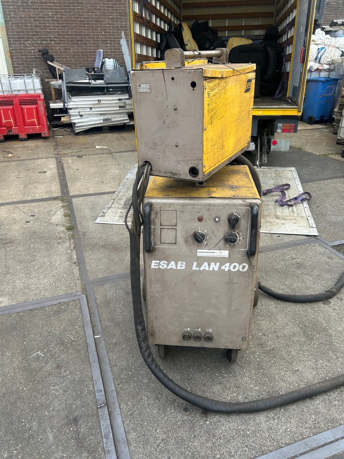 ESAB LAN 400 Lasapparaat - Krachtig en Betrouwbaar, Ophalen, Gebruikt, 250 ampère of meer, Overige typen