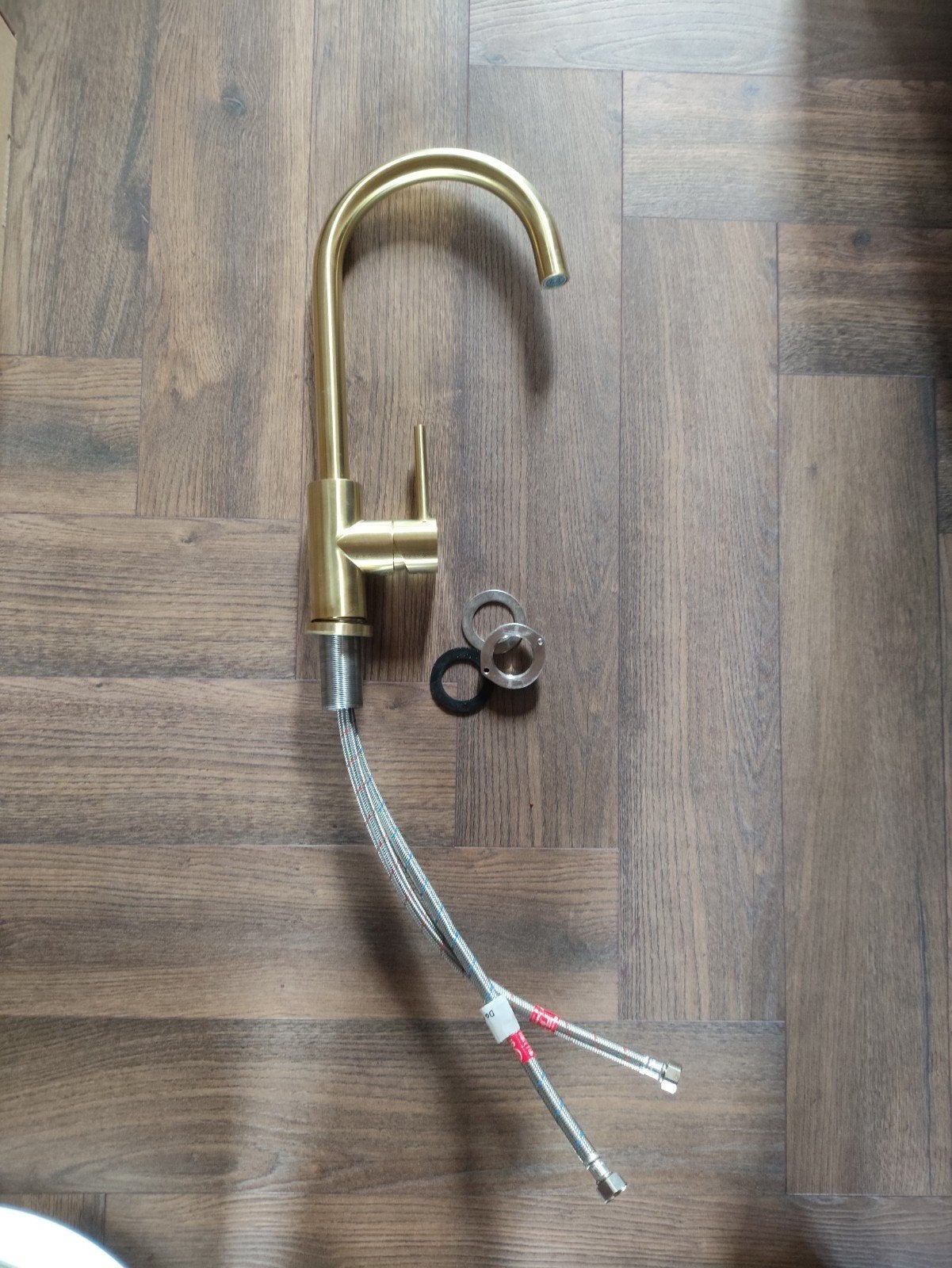 Gouden Keukenkraan - Nieuw, lanesto kraan, Doe-het-zelf en Verbouw, Ophalen of Verzenden, Nieuw, Koper, Kraan