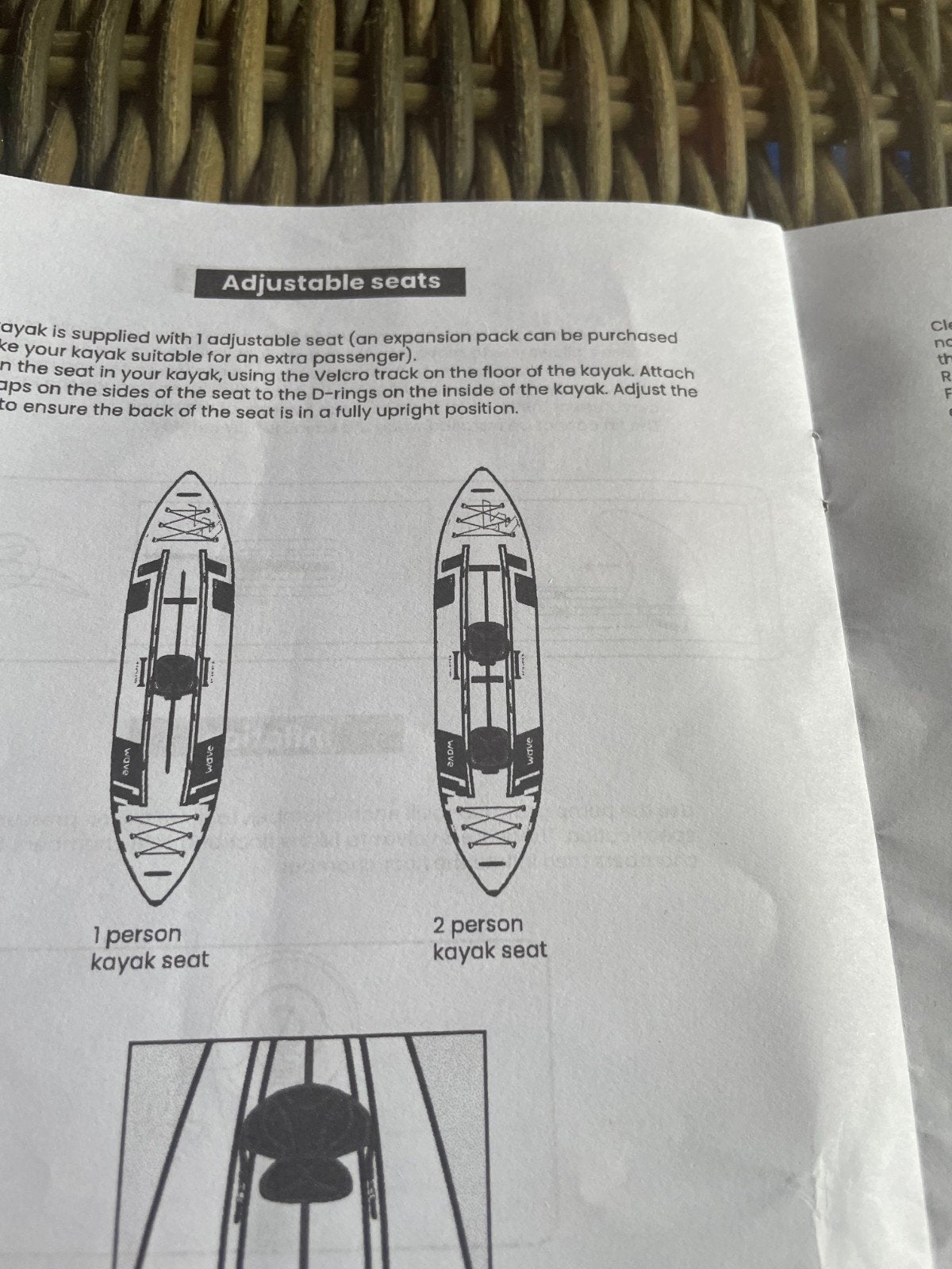 te koop WAVE kajak op blaas 1of 2 pers, Watersport en Boten, Ophalen, Zo goed als nieuw, 2-persoons