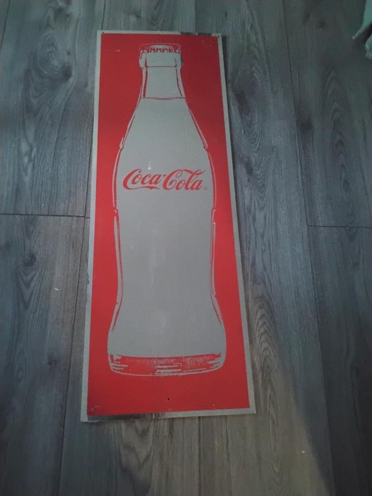 Coca cola bord, Verzamelen, Ophalen of Verzenden, Reclamebord