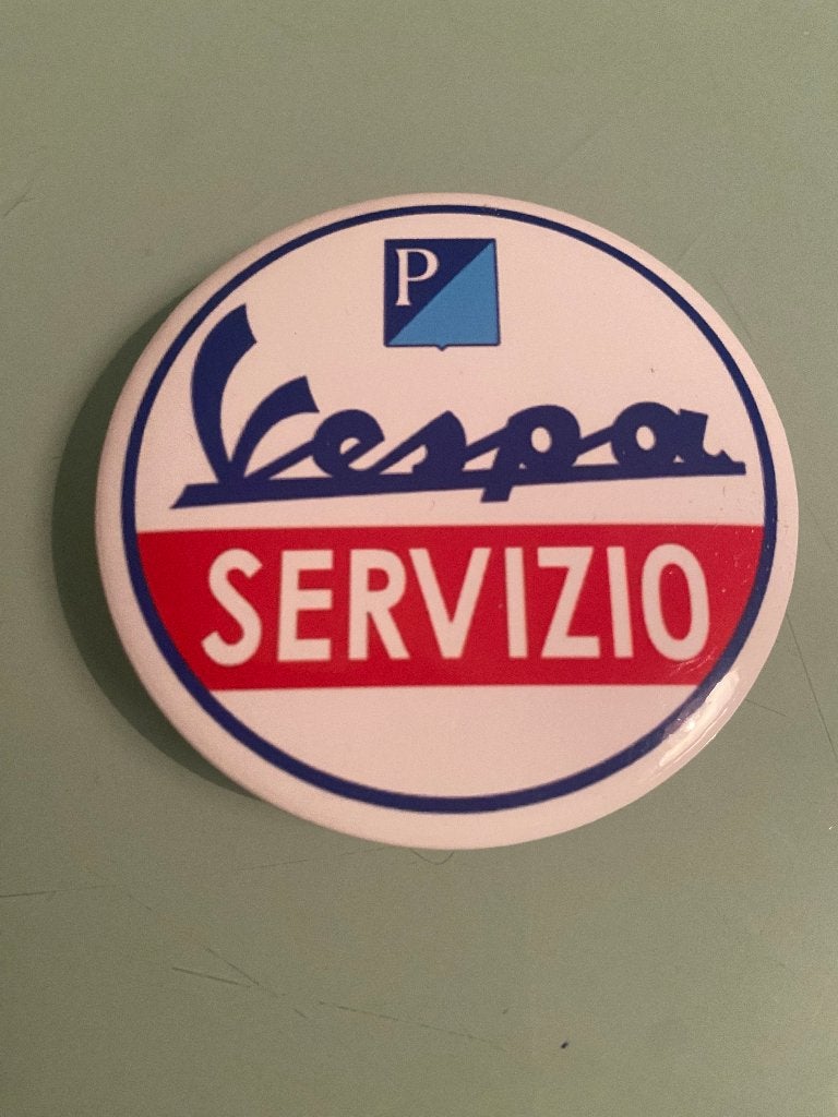 Vespa Servizio bord Piaggio, Ophalen of Verzenden, Nieuw, Reclamebord