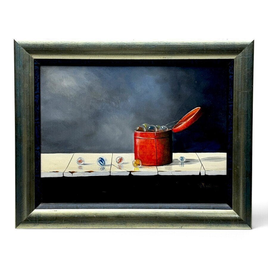 Henk Poeder (1964) - Stilleven met knikkers