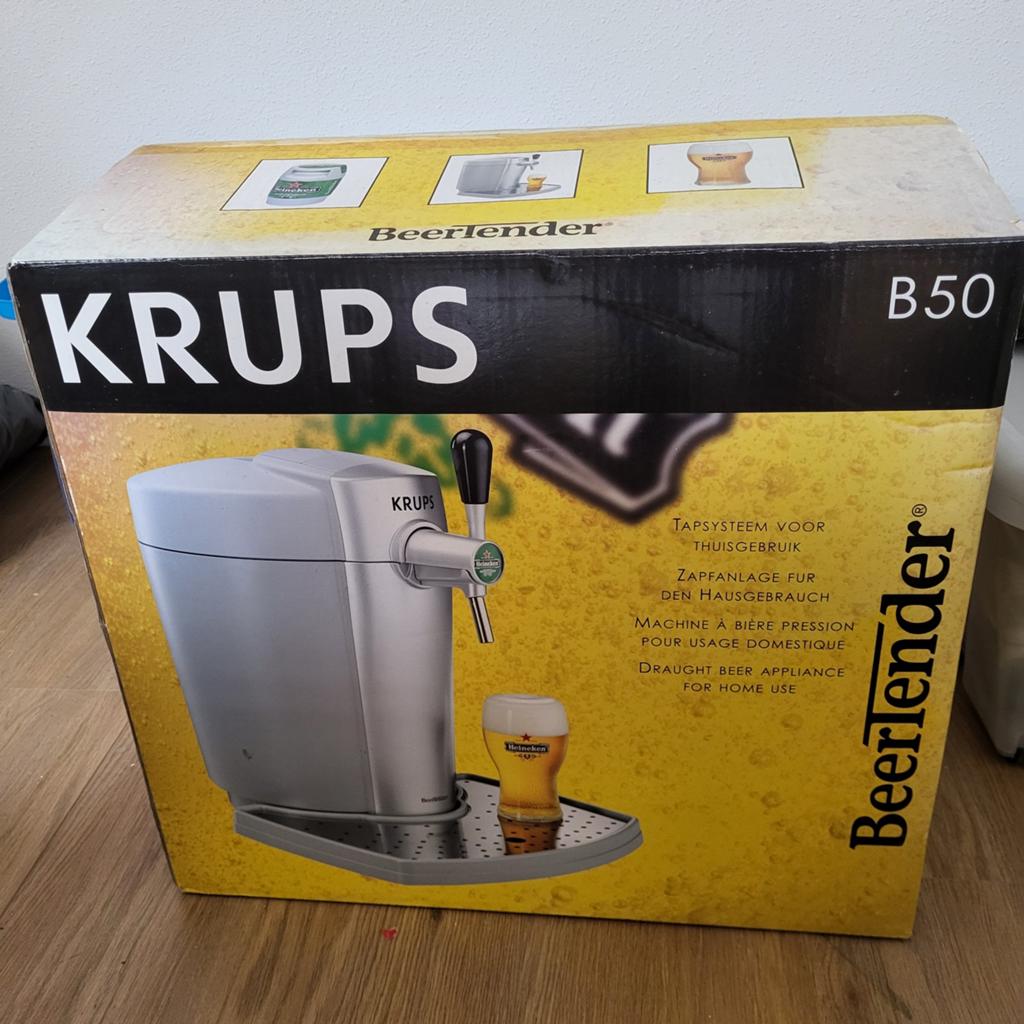 Krups Beertender B50, 4 liter, Witgoed en Apparatuur, Thuistaps, Ophalen, Nieuw, Krups