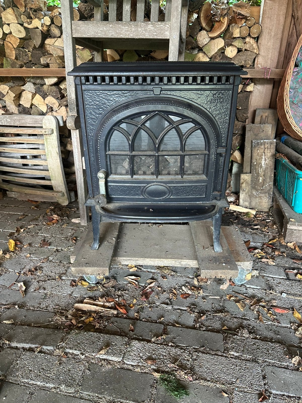VINTAGE GASKACHEL, Ophalen, Zo goed als nieuw, Gas, Gaskachel
