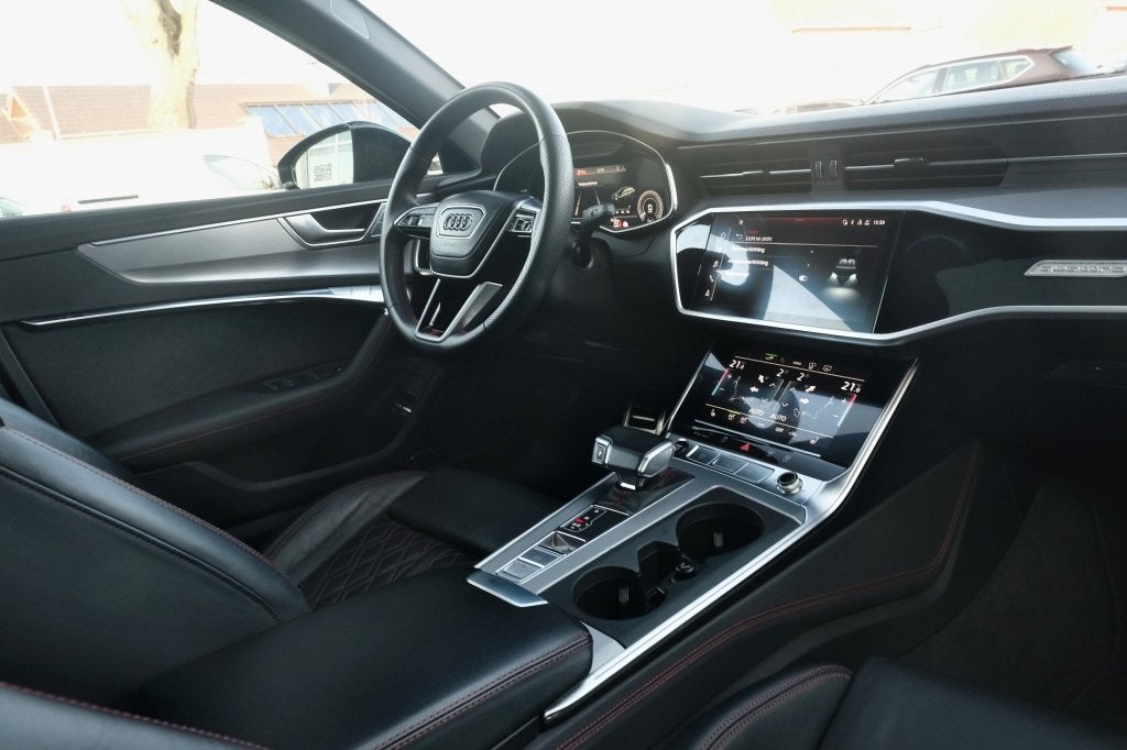 Audi A6 Avant 55 TFSI e S-Line Quattro RS-Stoelen, Pano, B&O, Auto's, Audi, Automaat, Dealer onderhouden, Gebruikt, Zwart